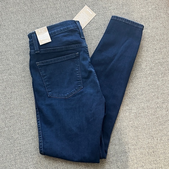 Madewell High-Rise Skinny Jeans - Dark Blue - Picture 2 of 6